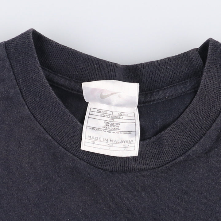 90'S Nike Logo Print T-Shirt, Men's S Size, Vintage cotton black type Vintage Second Hand