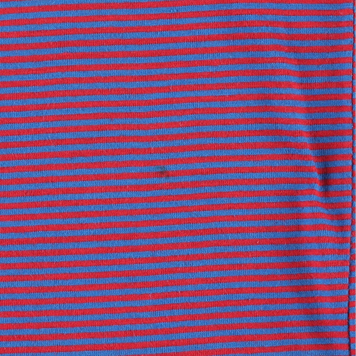 SPORTSWEAR Striped T-Shirt, Made in USA, Men's Size M unclear blue type Vintage Second Hand