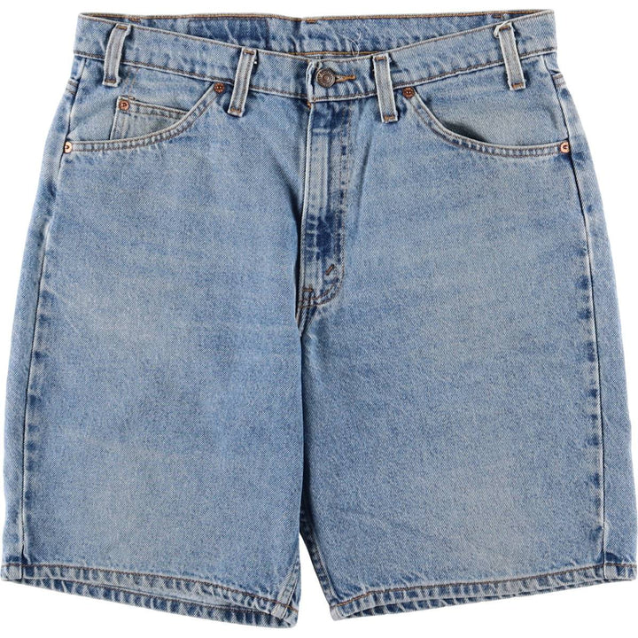 90'S Levi's 550 Relaxed Fit Orange Tab Denim Shorts Shorts Men's W34 Vintage cotton blue type Vintage Second Hand