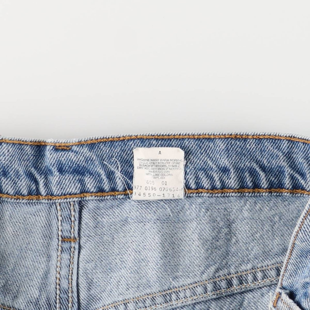 90'S Levi's 550 Relaxed Fit Orange Tab Denim Shorts Shorts Men's W34 Vintage cotton blue type Vintage Second Hand