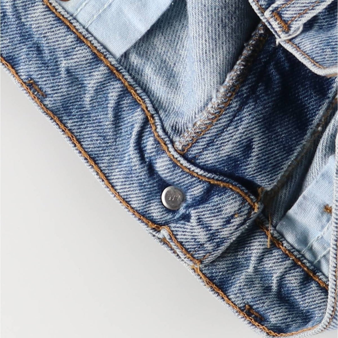 90'S Levi's 550 Relaxed Fit Orange Tab Denim Shorts Shorts Men's W34 Vintage cotton blue type Vintage Second Hand