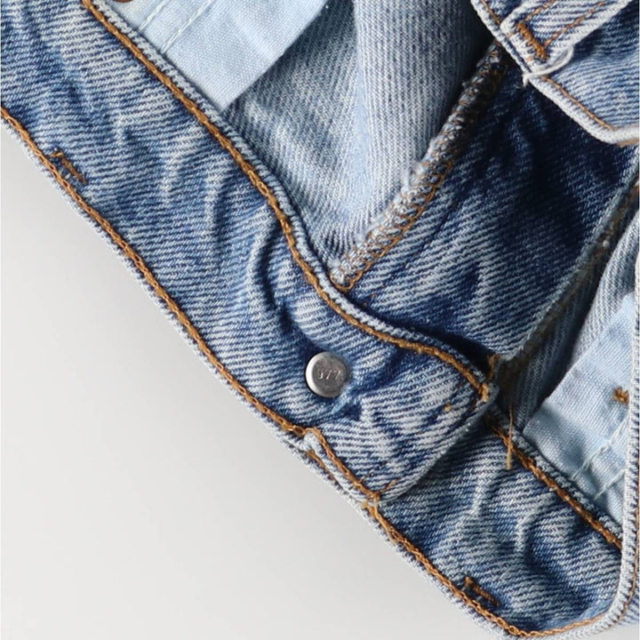 90'S Levi's 550 Relaxed Fit Orange Tab Denim Shorts Shorts Men's W34 Vintage cotton blue type Vintage Second Hand