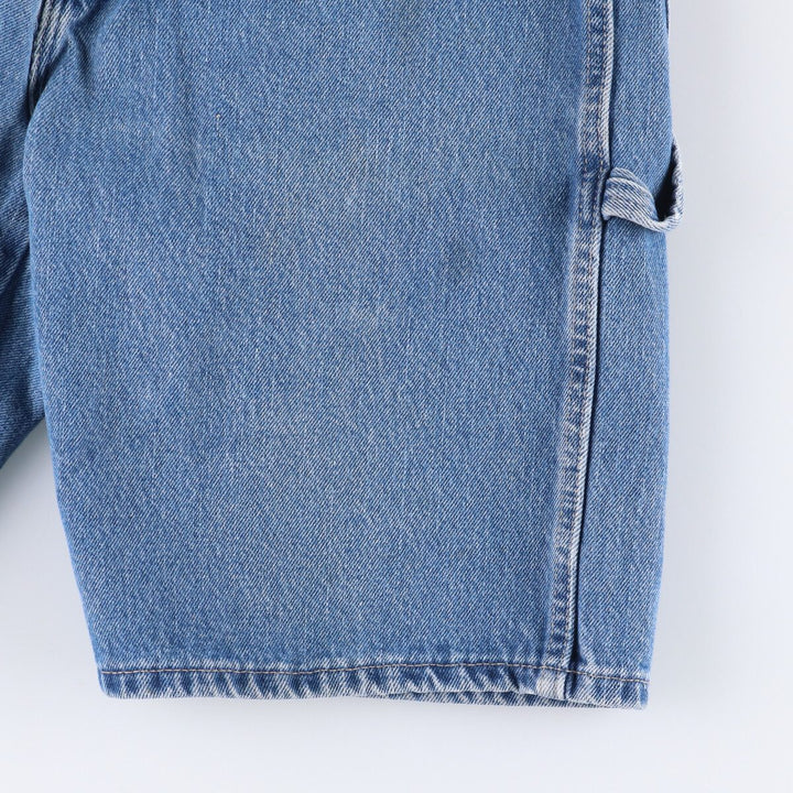 Dickies Relaxed Fit Denim Painter Shorts, Men's Size W31 cotton blue type Vintage Second Hand