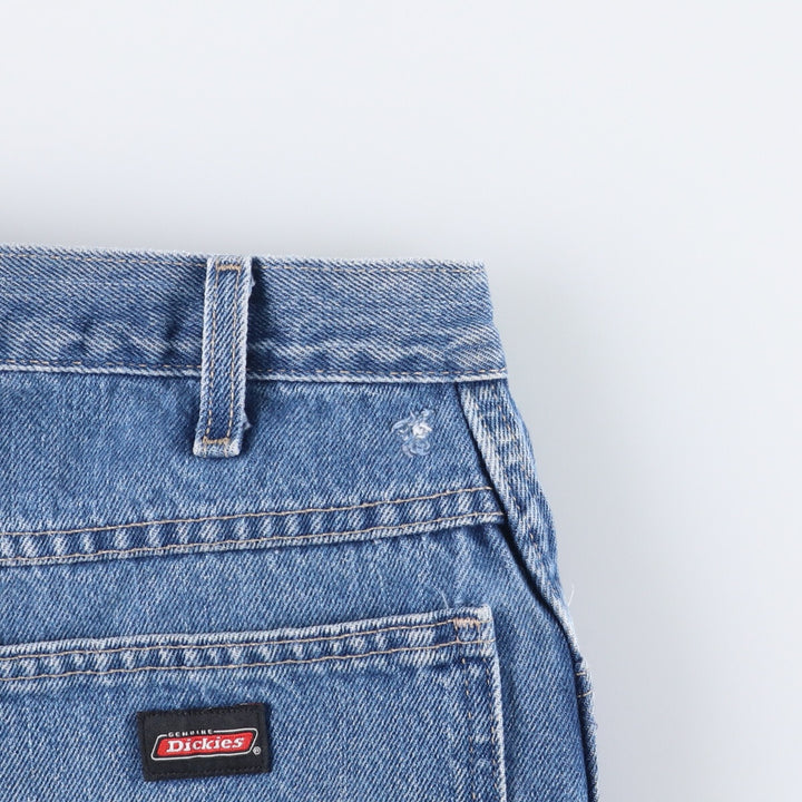 Dickies Relaxed Fit Denim Painter Shorts, Men's Size W31 cotton blue type Vintage Second Hand