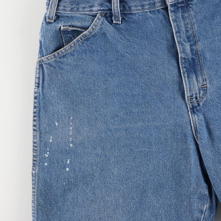 Dickies Relaxed Fit Denim Painter Shorts, Men's, W36 equivalent cotton blue type Vintage Second Hand