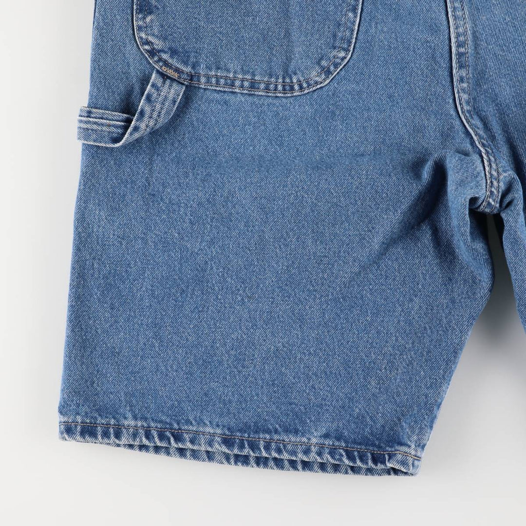 Dickies Relaxed Fit Denim Painter Shorts, Men's, W36 equivalent cotton blue type Vintage Second Hand