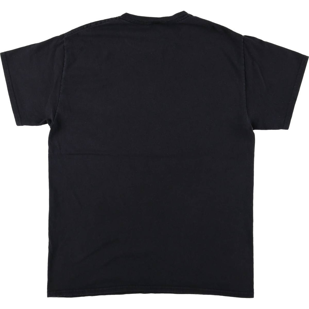 Thrasher Fire Pattern Surf Skate T-Shirt, Men's M cotton black type Vintage Second Hand