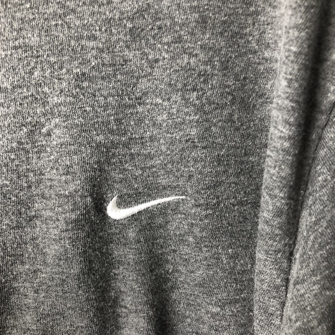 00'S Nike One Point Logo T-shirt Men's L size polyester gray type Vintage Second Hand