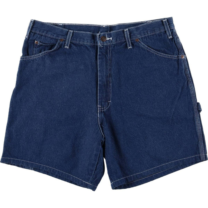 Dickies denim painter shorts, short pants, men's size w36 cotton blue type Vintage Second Hand