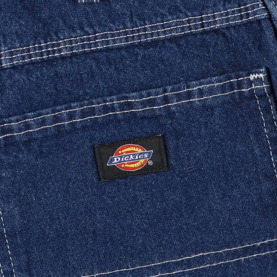 Dickies denim painter shorts, short pants, men's size w36 cotton blue type Vintage Second Hand