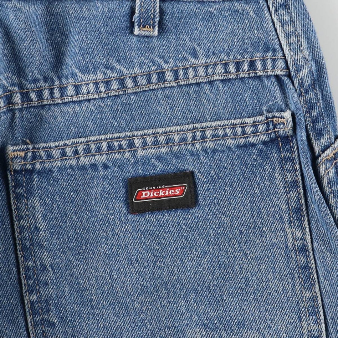 Dickies Relaxed Fit Denim Painter Shorts, Men's Size W32 cotton blue type Vintage Second Hand