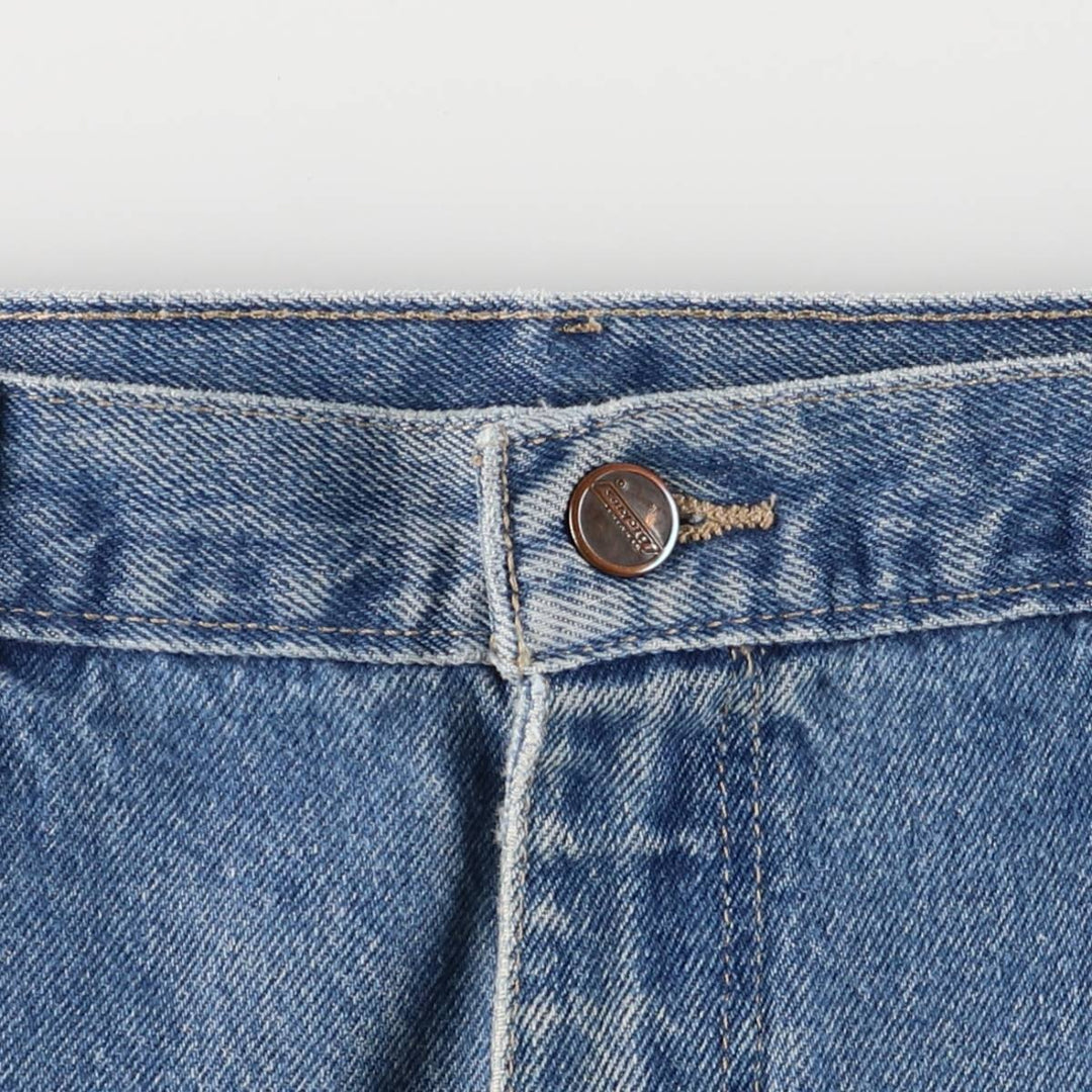 Dickies Relaxed Fit Denim Painter Shorts, Men's Size W32 cotton blue type Vintage Second Hand