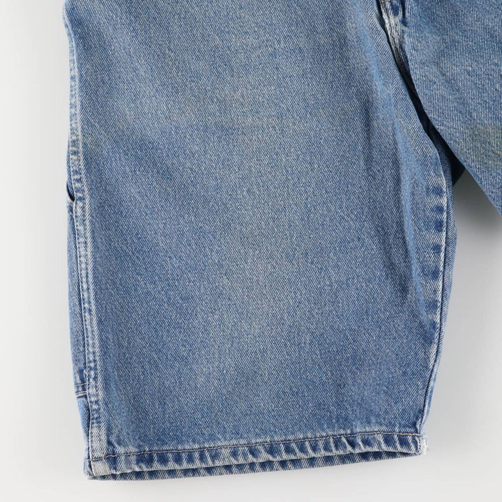 Dickies Relaxed Fit Denim Painter Shorts, Men's Size W32 cotton blue type Vintage Second Hand