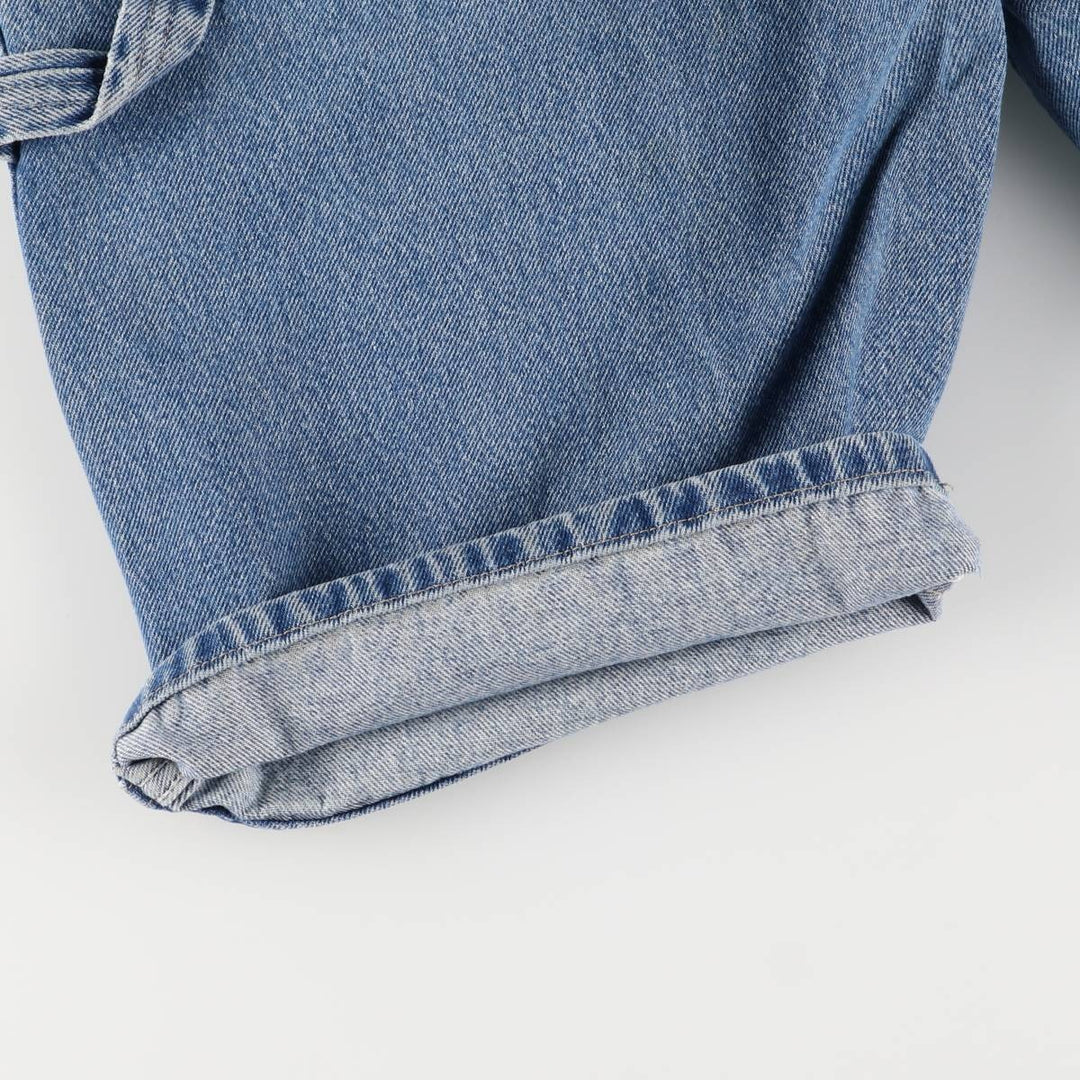 Dickies Relaxed Fit Denim Painter Shorts, Men's Size W32 cotton blue type Vintage Second Hand