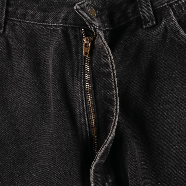 Wrangler Black Denim Shorts for Men, W35 unclear black type Vintage Second Hand