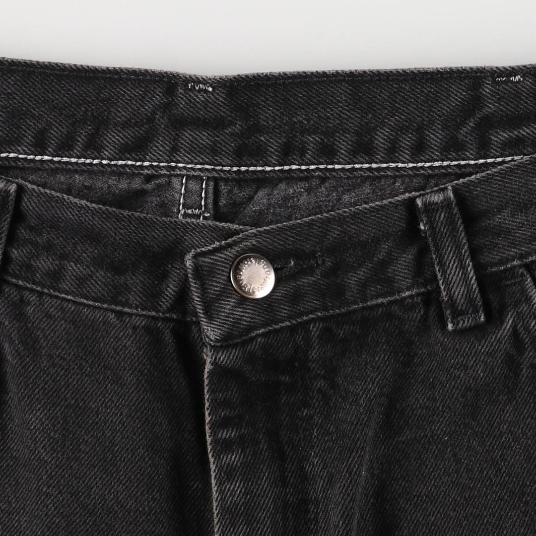 Wrangler Black Denim Shorts for Men, W35 unclear black type Vintage Second Hand