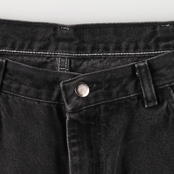 Wrangler Black Denim Shorts for Men, W35 unclear black type Vintage Second Hand