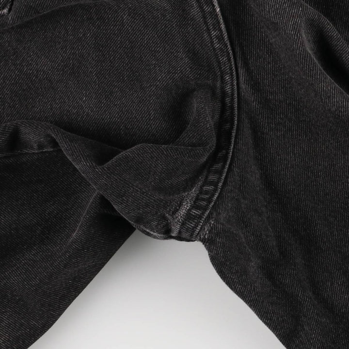 Wrangler Black Denim Shorts for Men, W35 unclear black type Vintage Second Hand