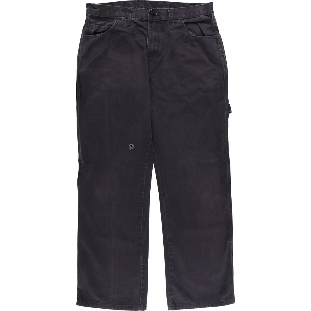 Dickies Duck Painter Pants Men's W33 equivalent cotton black type Vintage Second Hand