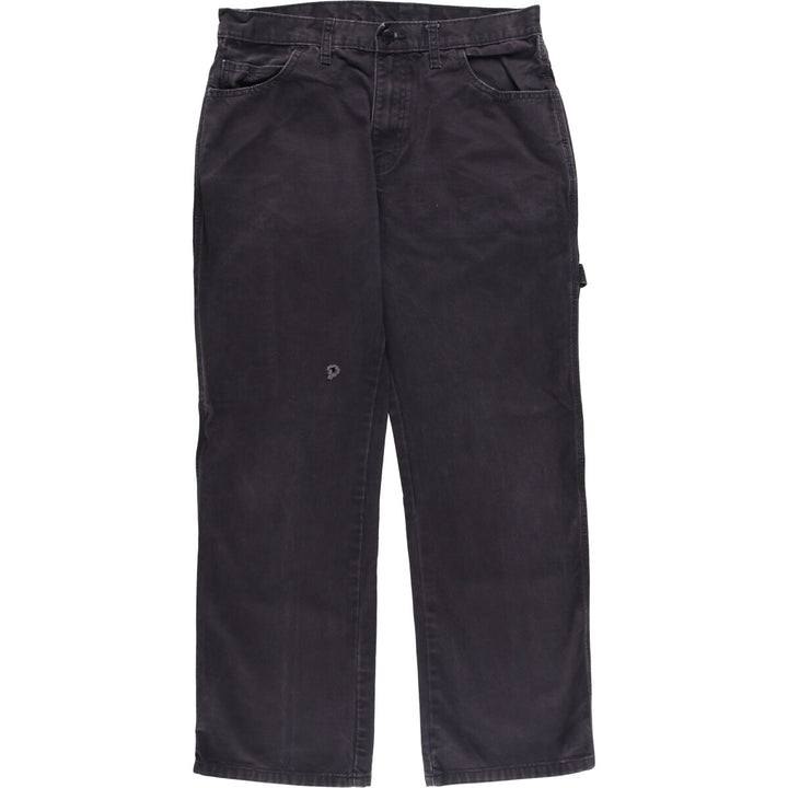 Dickies Duck Painter Pants Men's W33 equivalent cotton black type Vintage Second Hand