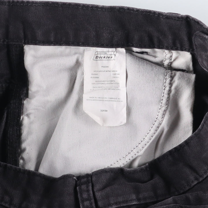 Dickies Duck Painter Pants Men's W33 equivalent cotton black type Vintage Second Hand