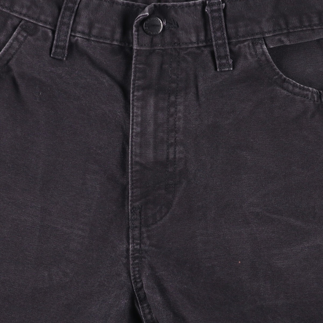 Dickies Duck Painter Pants Men's W33 equivalent cotton black type Vintage Second Hand