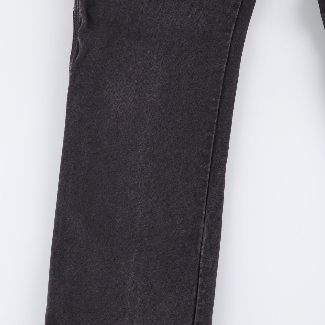 Dickies Duck Painter Pants Men's W33 equivalent cotton black type Vintage Second Hand
