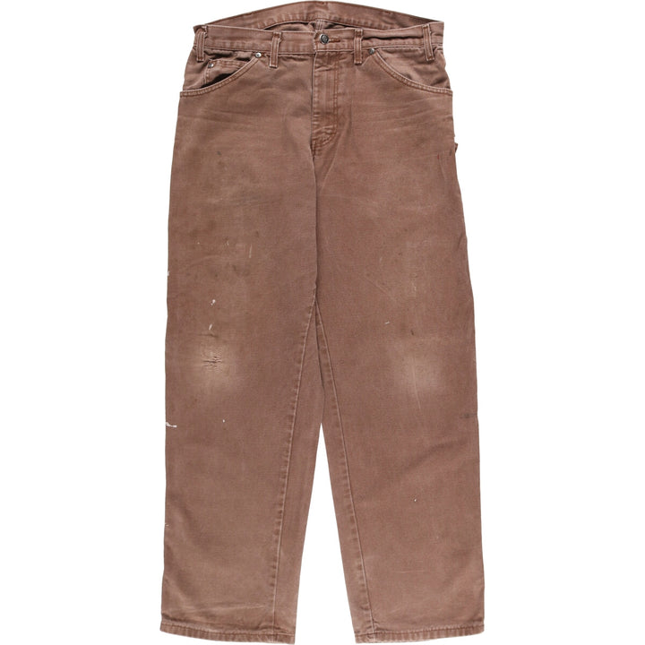 Dickies Duck Painter Pants Men's W33 equivalent cotton brown type Vintage Second Hand