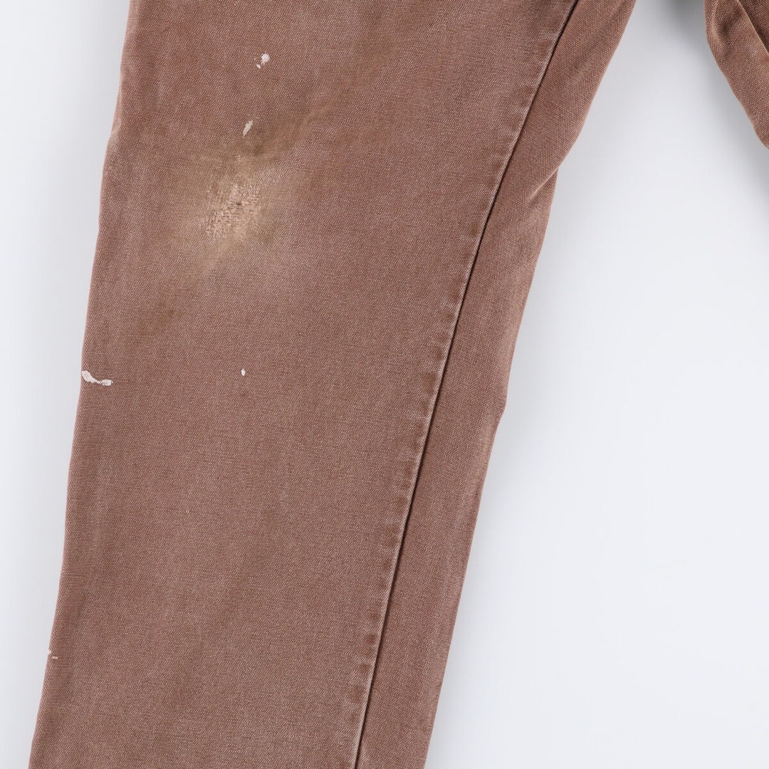 Dickies Duck Painter Pants Men's W33 equivalent cotton brown type Vintage Second Hand