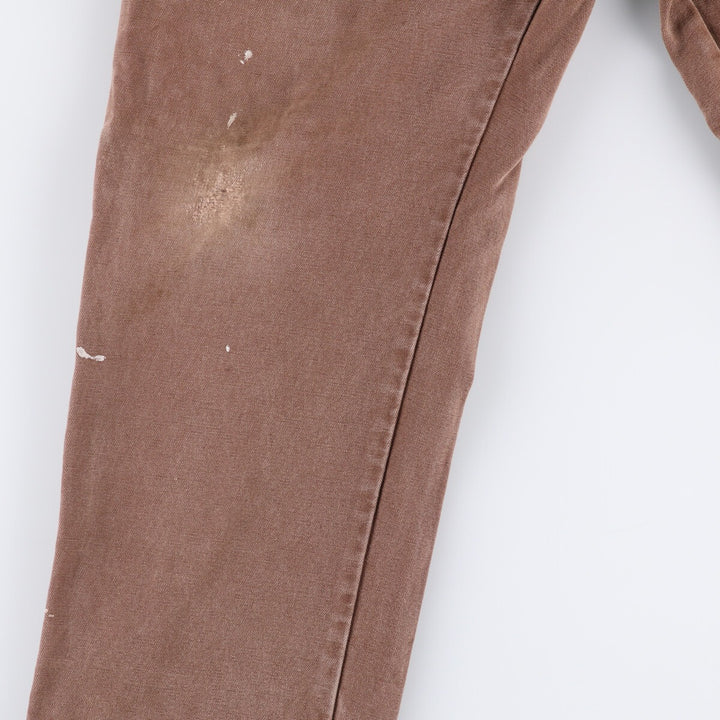 Dickies Duck Painter Pants Men's W33 equivalent cotton brown type Vintage Second Hand