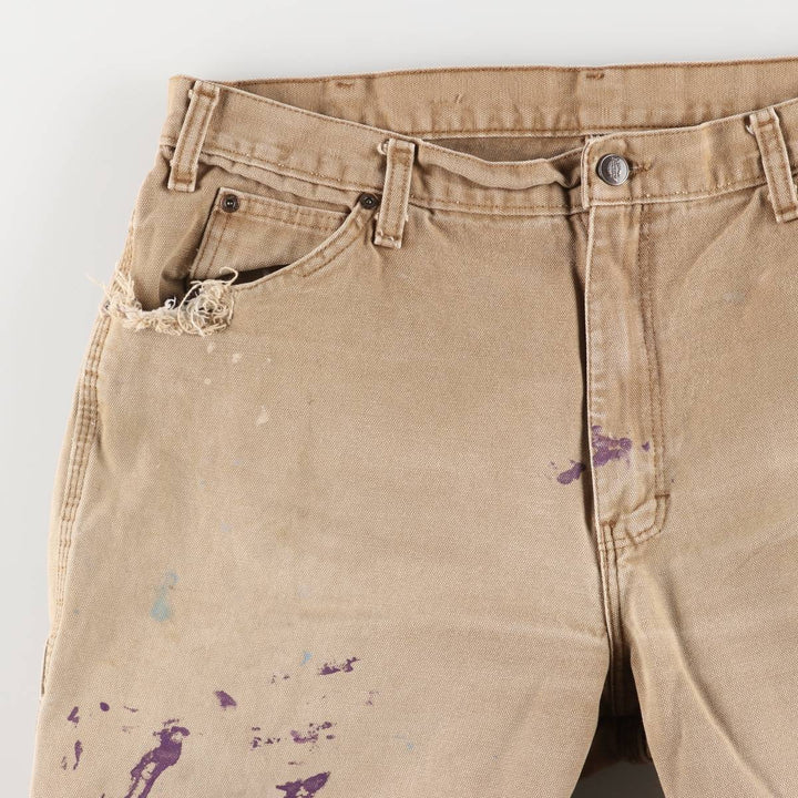 Dickies Painted Duck Painter Pants for Men, W37 equivalent cotton Beige type Vintage Second Hand