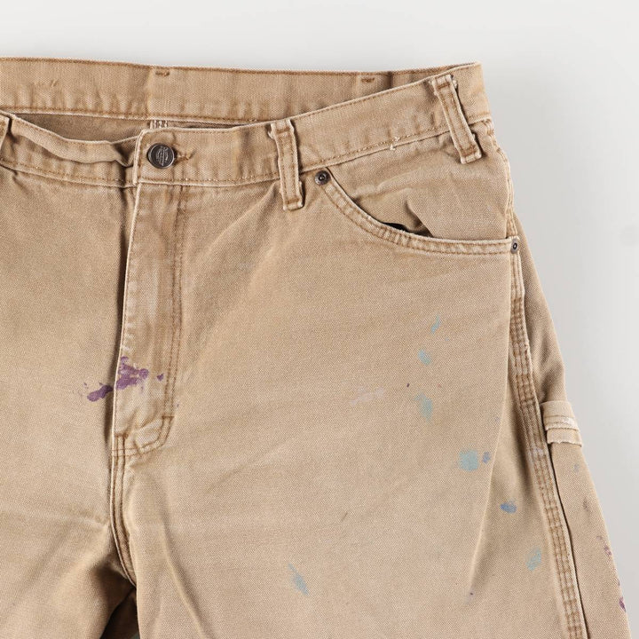 Dickies Painted Duck Painter Pants for Men, W37 equivalent cotton Beige type Vintage Second Hand