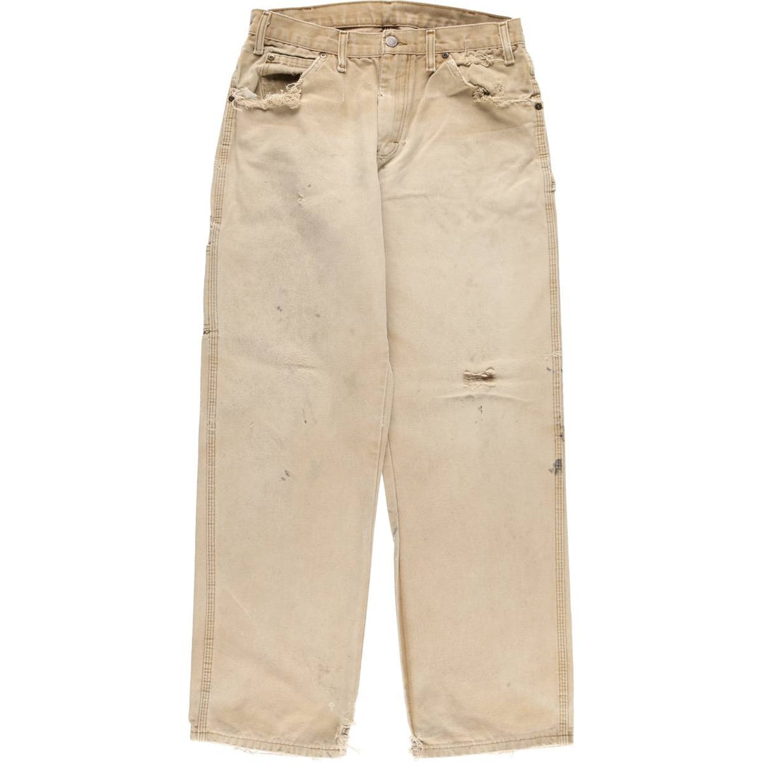 Dickies Duck Painter Pants Men's W31 equivalent cotton Beige type Vintage Second Hand