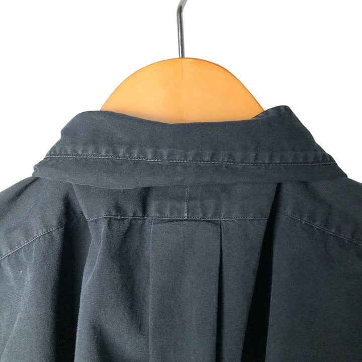 Ralph Lauren BLAKE short sleeve button down shirt, men's XL size cotton black type Vintage Second Hand