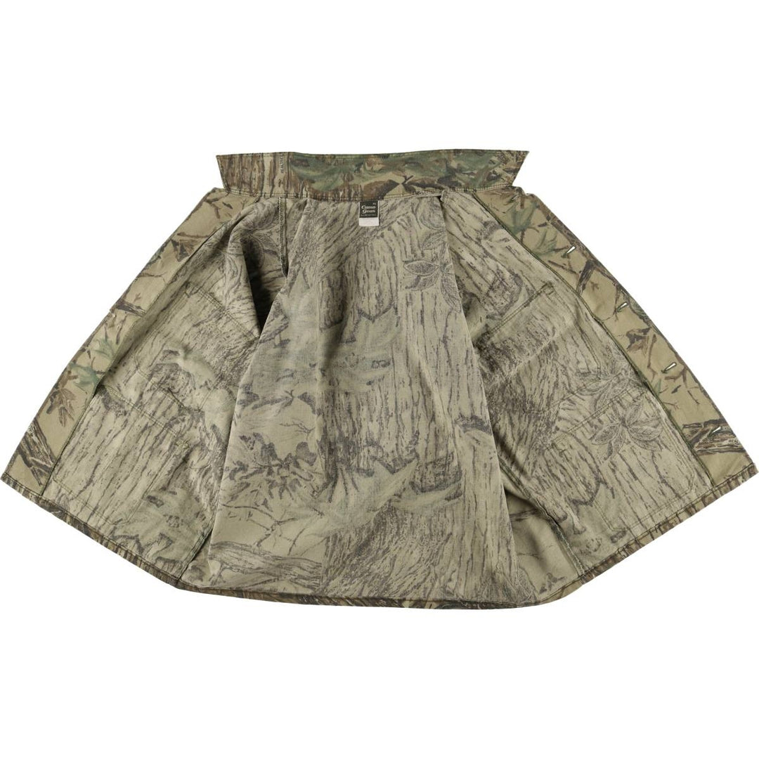 Vintage 90'S Camogear Realtree Camo Poly/Cotton Jacket, Made in USA, Men's Size XL others Khaki type Vintage Second Hand