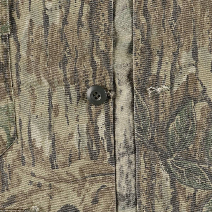 Vintage 90'S Camogear Realtree Camo Poly/Cotton Jacket, Made in USA, Men's Size XL others Khaki type Vintage Second Hand