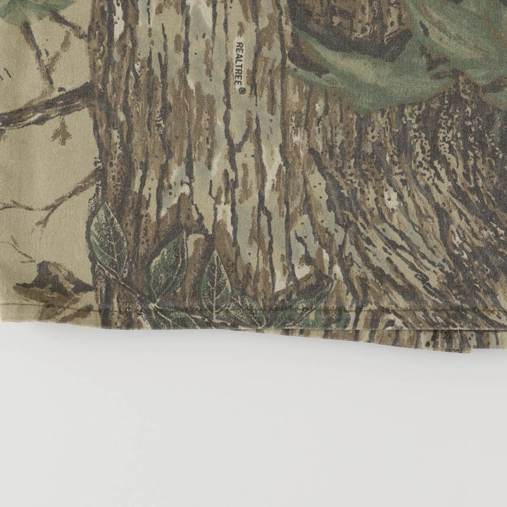 Vintage 90'S Camogear Realtree Camo Poly/Cotton Jacket, Made in USA, Men's Size XL others Khaki type Vintage Second Hand
