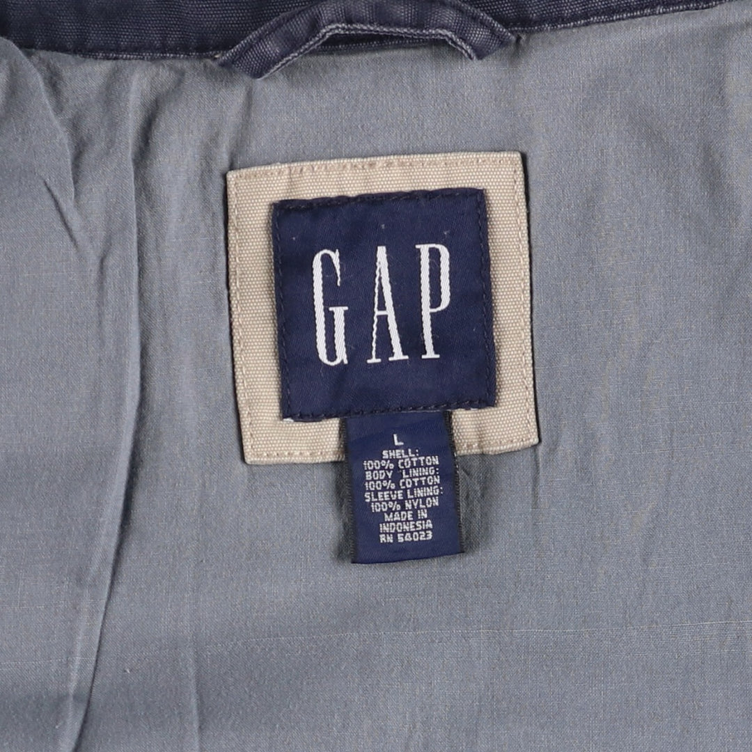 90'S GAP Old Gap Swing Top Sports Jacket, Men's Size L, Vintage cotton navy blue type Vintage Second Hand
