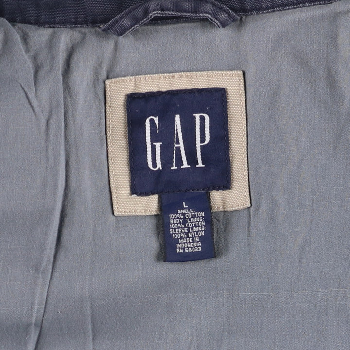 90'S GAP Old Gap Swing Top Sports Jacket, Men's Size L, Vintage cotton navy blue type Vintage Second Hand
