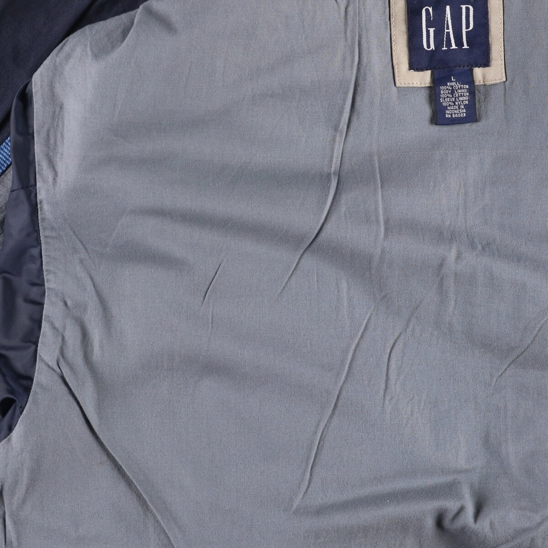 90'S GAP Old Gap Swing Top Sports Jacket, Men's Size L, Vintage cotton navy blue type Vintage Second Hand