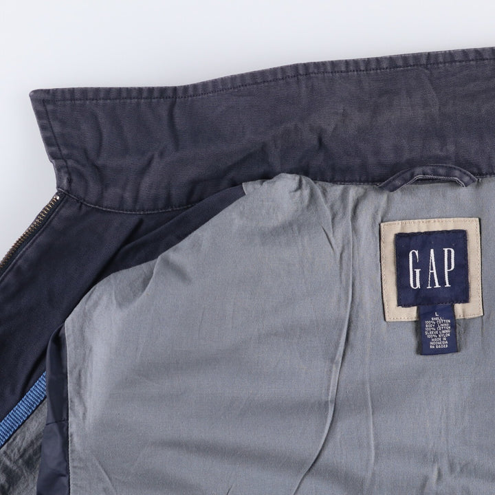 90'S GAP Old Gap Swing Top Sports Jacket, Men's Size L, Vintage cotton navy blue type Vintage Second Hand