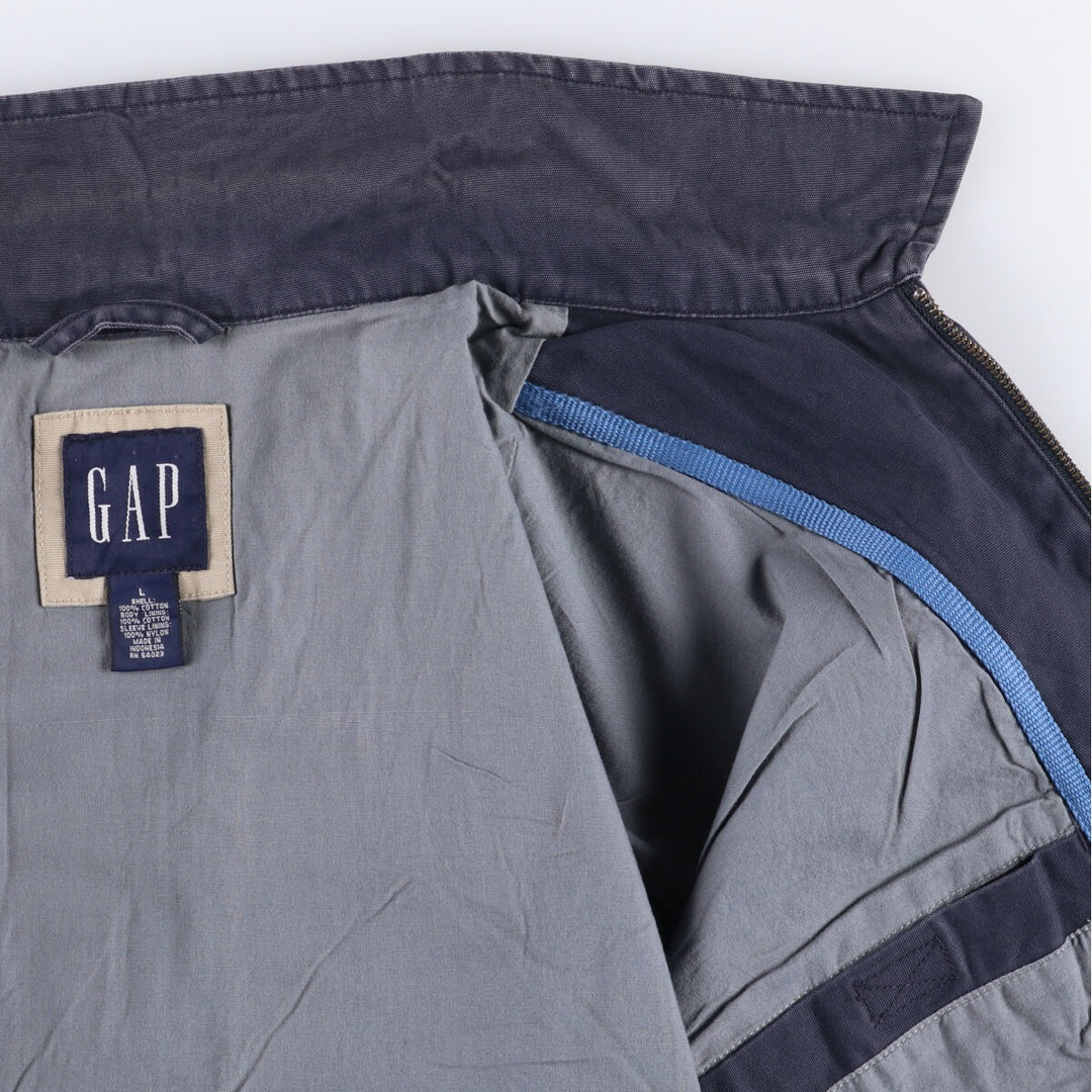 90'S GAP Old Gap Swing Top Sports Jacket, Men's Size L, Vintage cotton navy blue type Vintage Second Hand