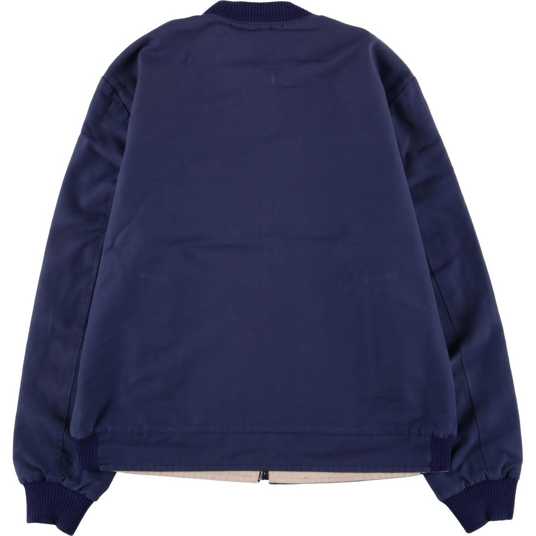 Vintage Lentros reversible blouson, men's size L unclear navy blue type Vintage Second Hand
