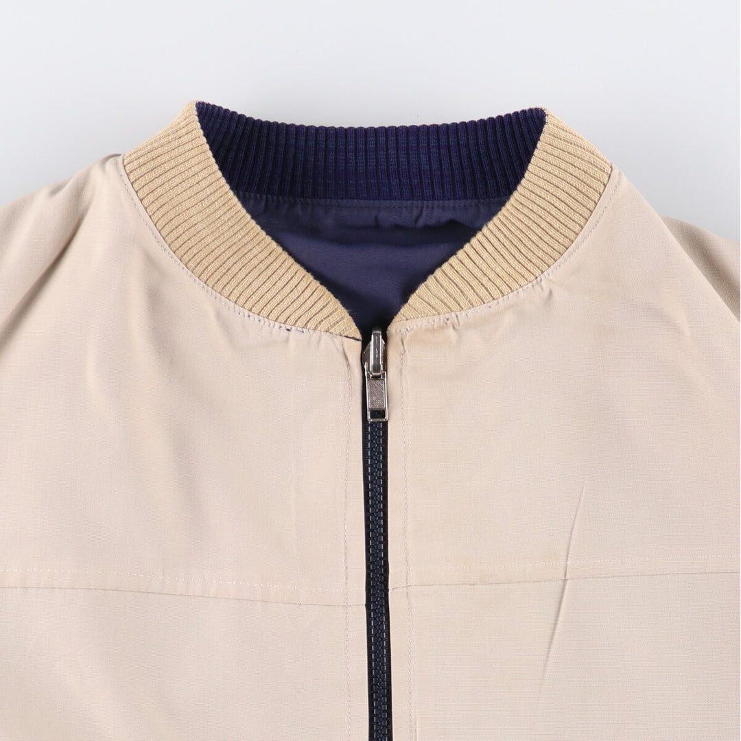 Vintage Lentros reversible blouson, men's size L unclear navy blue type Vintage Second Hand