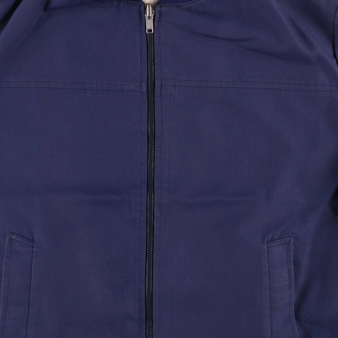 Vintage Lentros reversible blouson, men's size L unclear navy blue type Vintage Second Hand