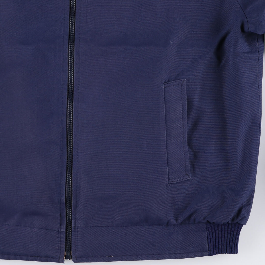 Vintage Lentros reversible blouson, men's size L unclear navy blue type Vintage Second Hand