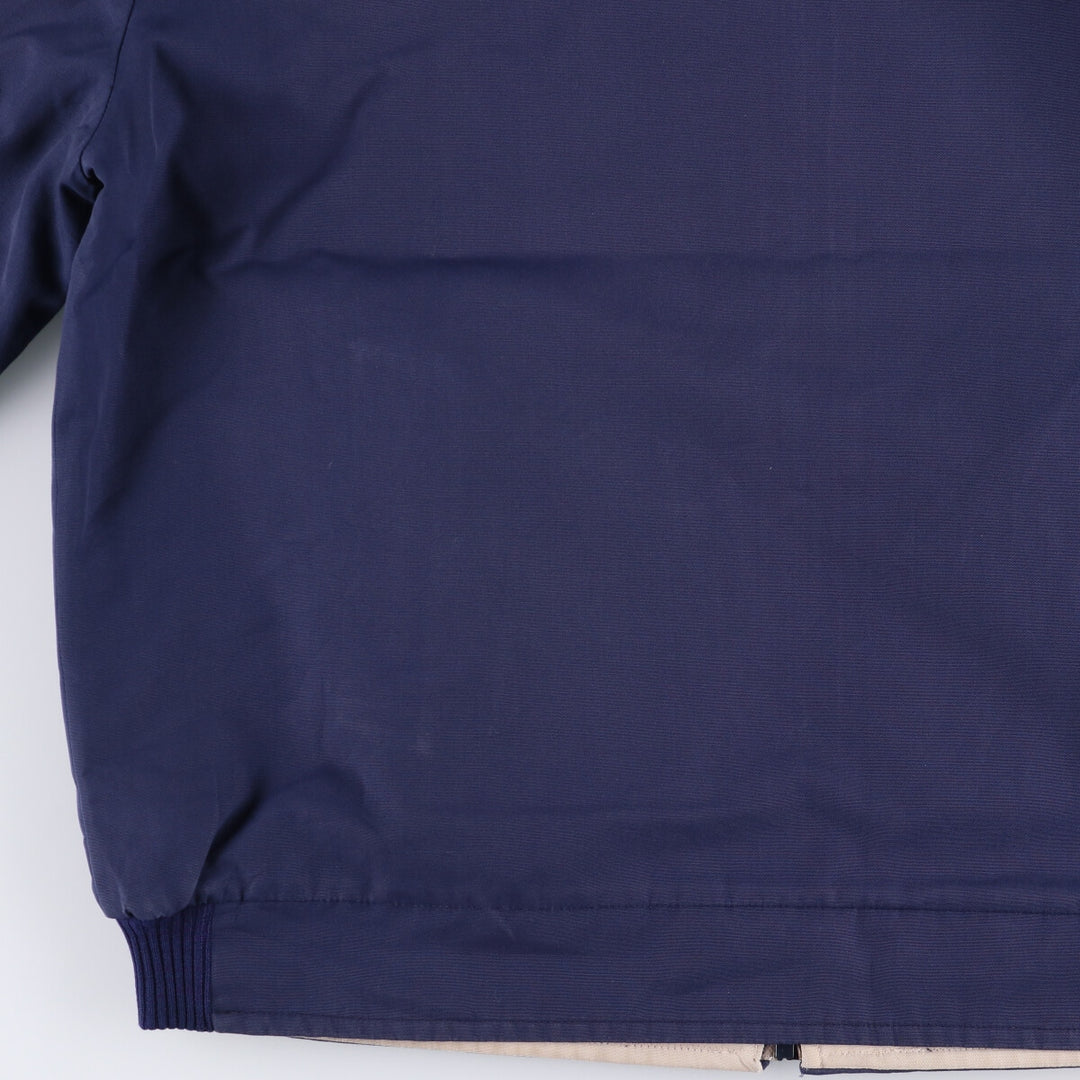 Vintage Lentros reversible blouson, men's size L unclear navy blue type Vintage Second Hand