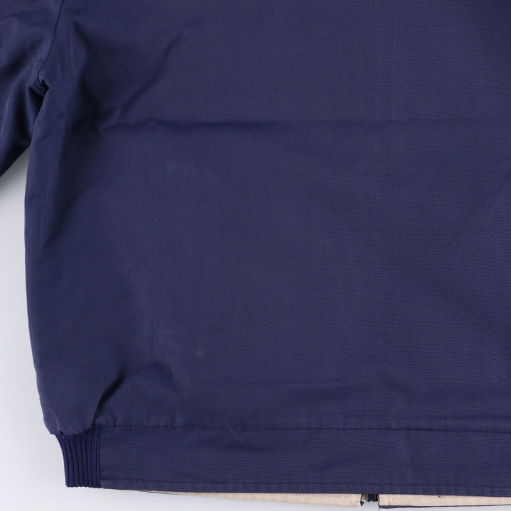 Vintage Lentros reversible blouson, men's size L unclear navy blue type Vintage Second Hand