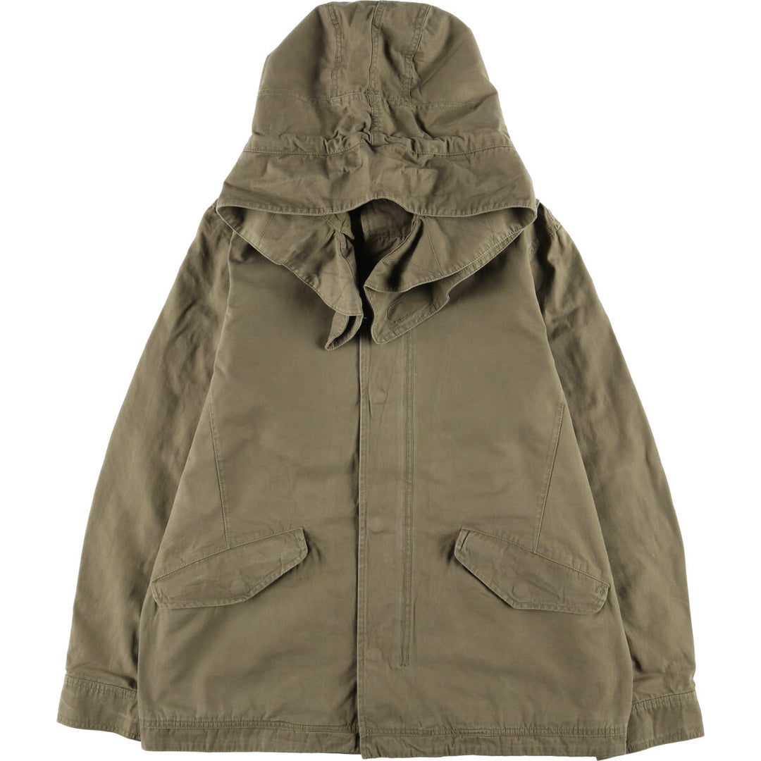 GAP Hooded Military Jacket, Men's Size M cotton Khaki type Vintage Second Hand