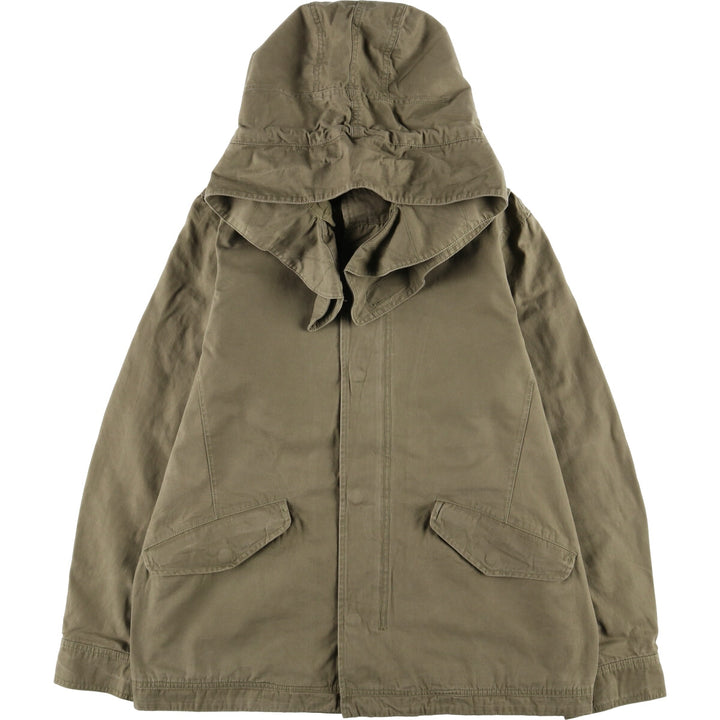 GAP Hooded Military Jacket, Men's Size M cotton Khaki type Vintage Second Hand